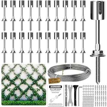 wire trellis for climbing plants