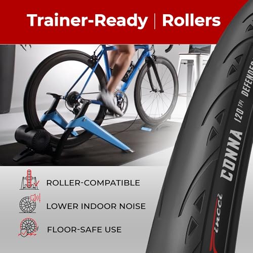 Fincci Pair Kevlar 700x25c Tire – Road Bike Tires 700c,