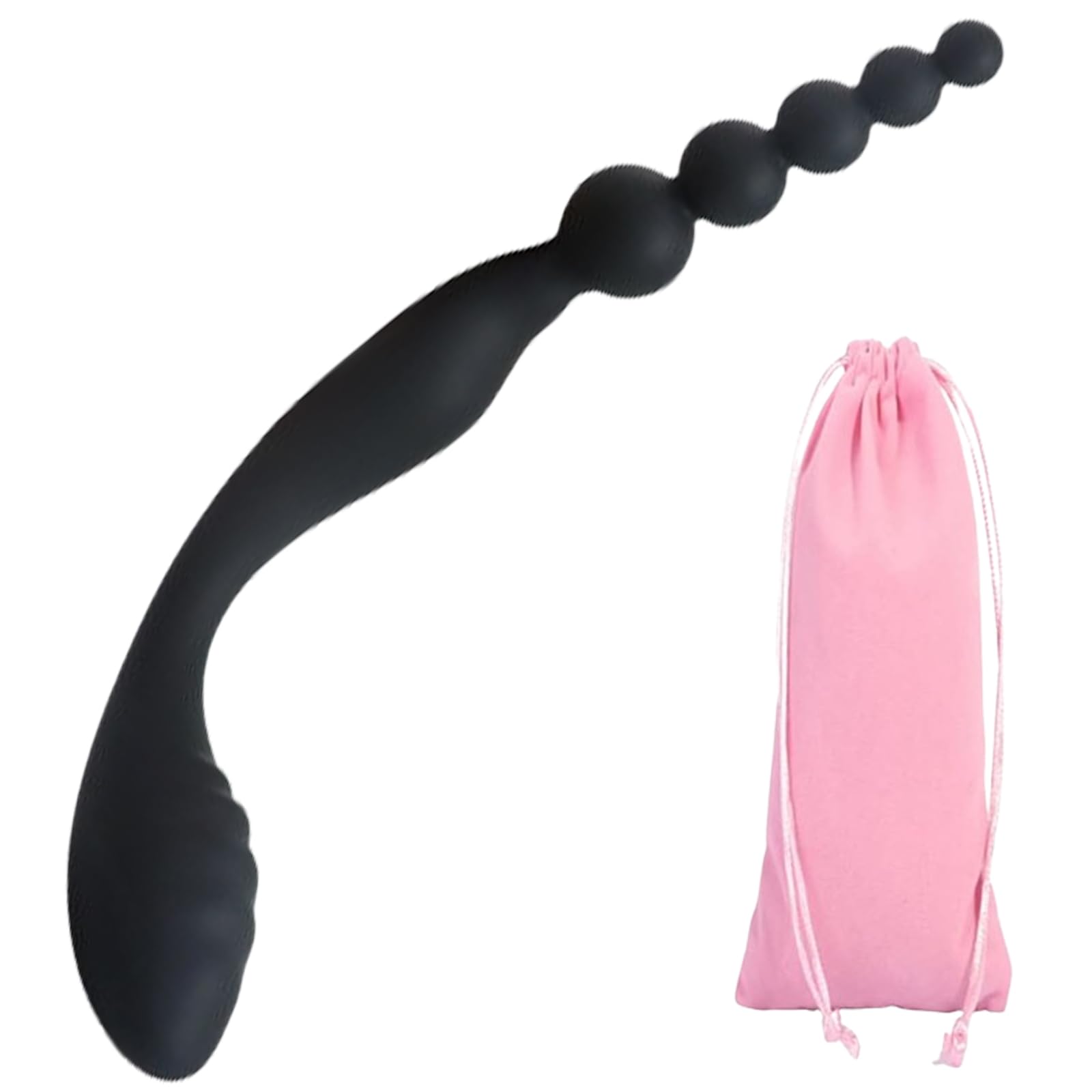 Double Ended Anal Plug Anal Beads Silicone Butt Plug Prostate Massage Anus Dilator Trainer Adult Sex Toys for