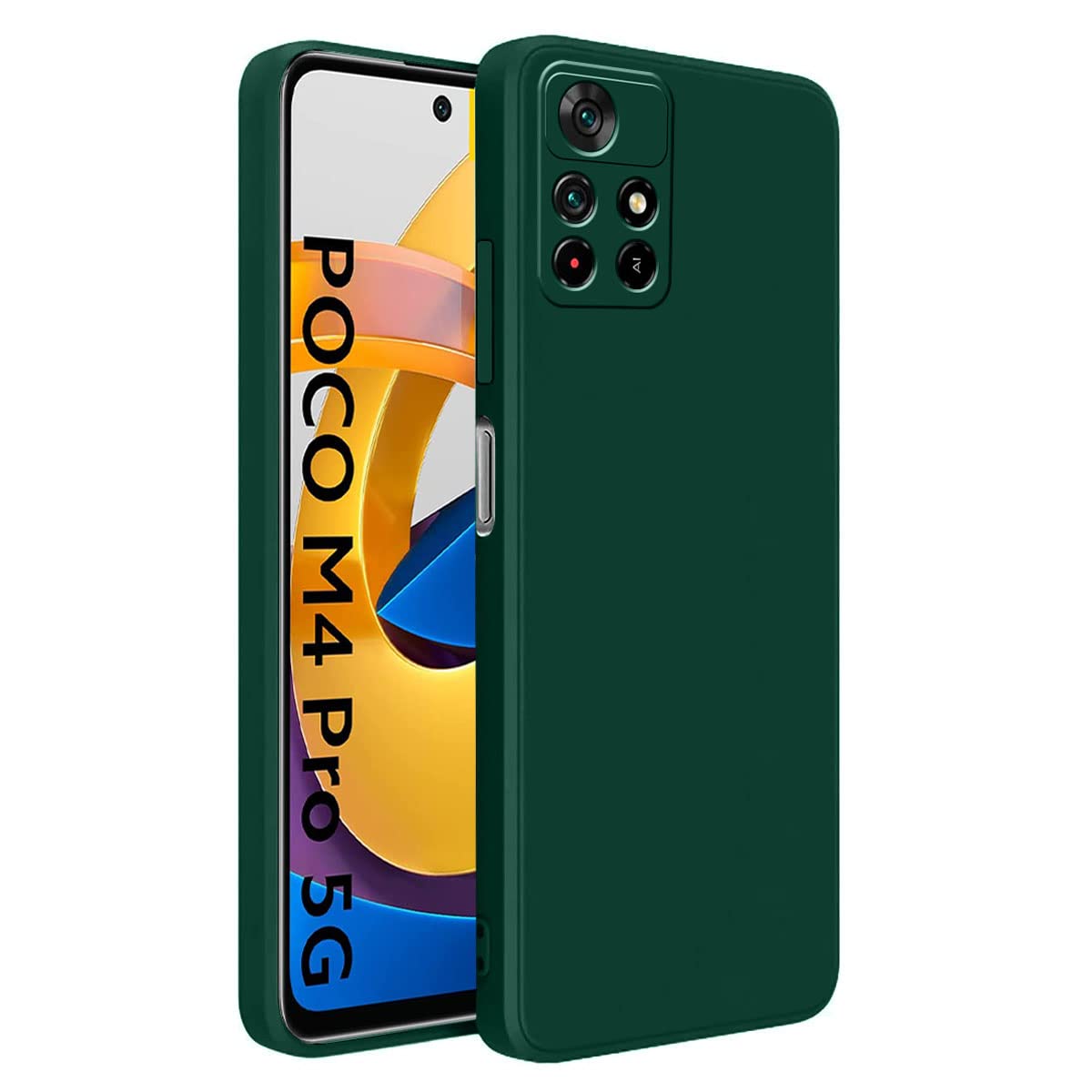 LIRAMARK Silicone Soft Back Cover Case for Mi Redmi Note 11T 5G / Poco M4 Pro 5G/ Note 11 5G (Silicone Green) (B0BL16LFZP) Amazon Price History, Amazon Price Tracker