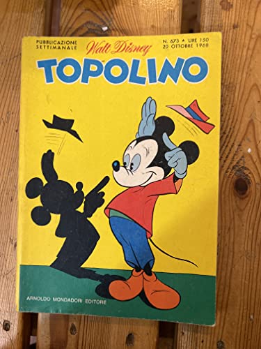  TOPOLINO N.673 OTTOBRE 1968