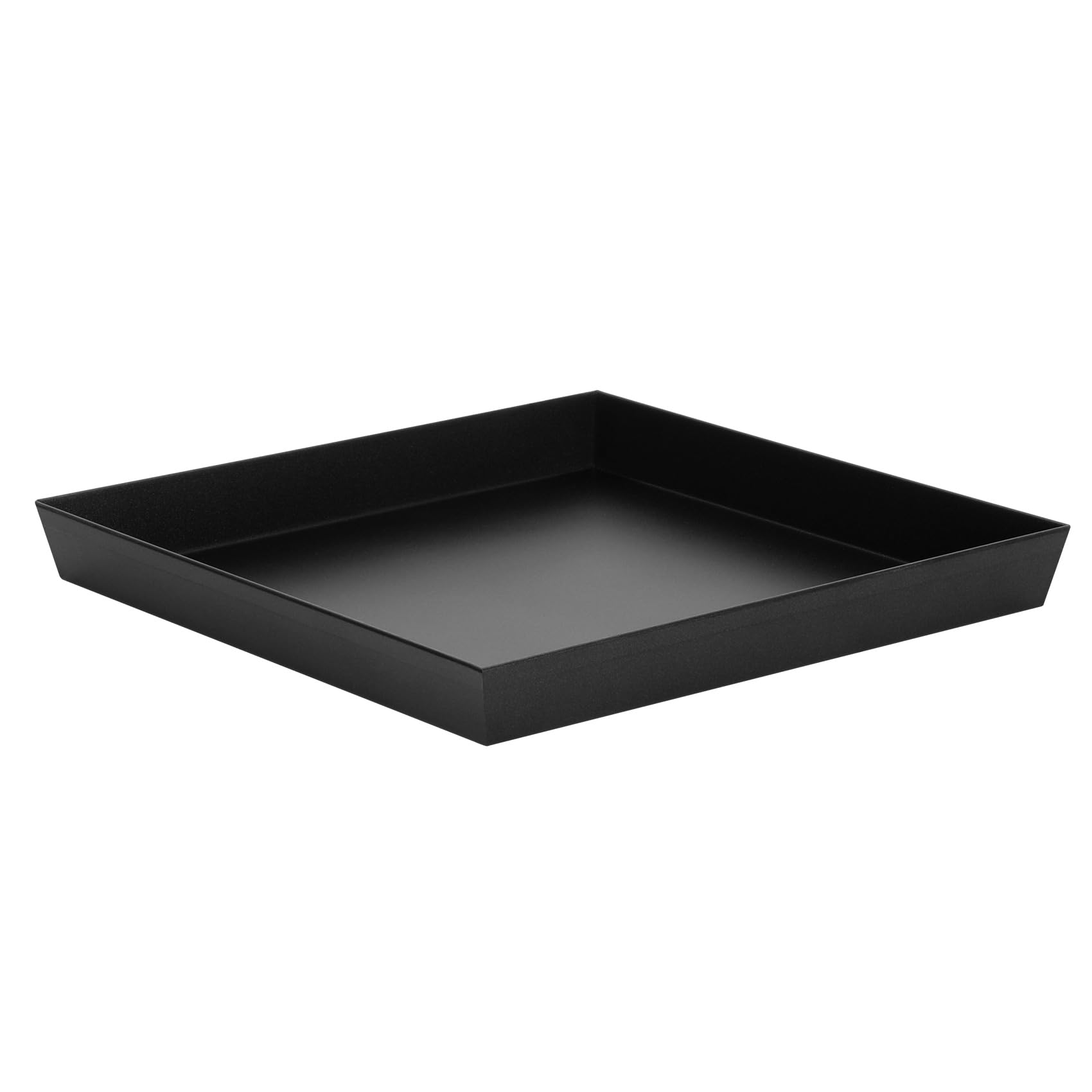 Sicilian Style Pizza Pans (Non Stick without BPA Two-Year Warranty) 13.2 x 13.2 x 1.5 Inch Pre-SeasonedDeep Dish Square Pizza Pan, Hard Anodized