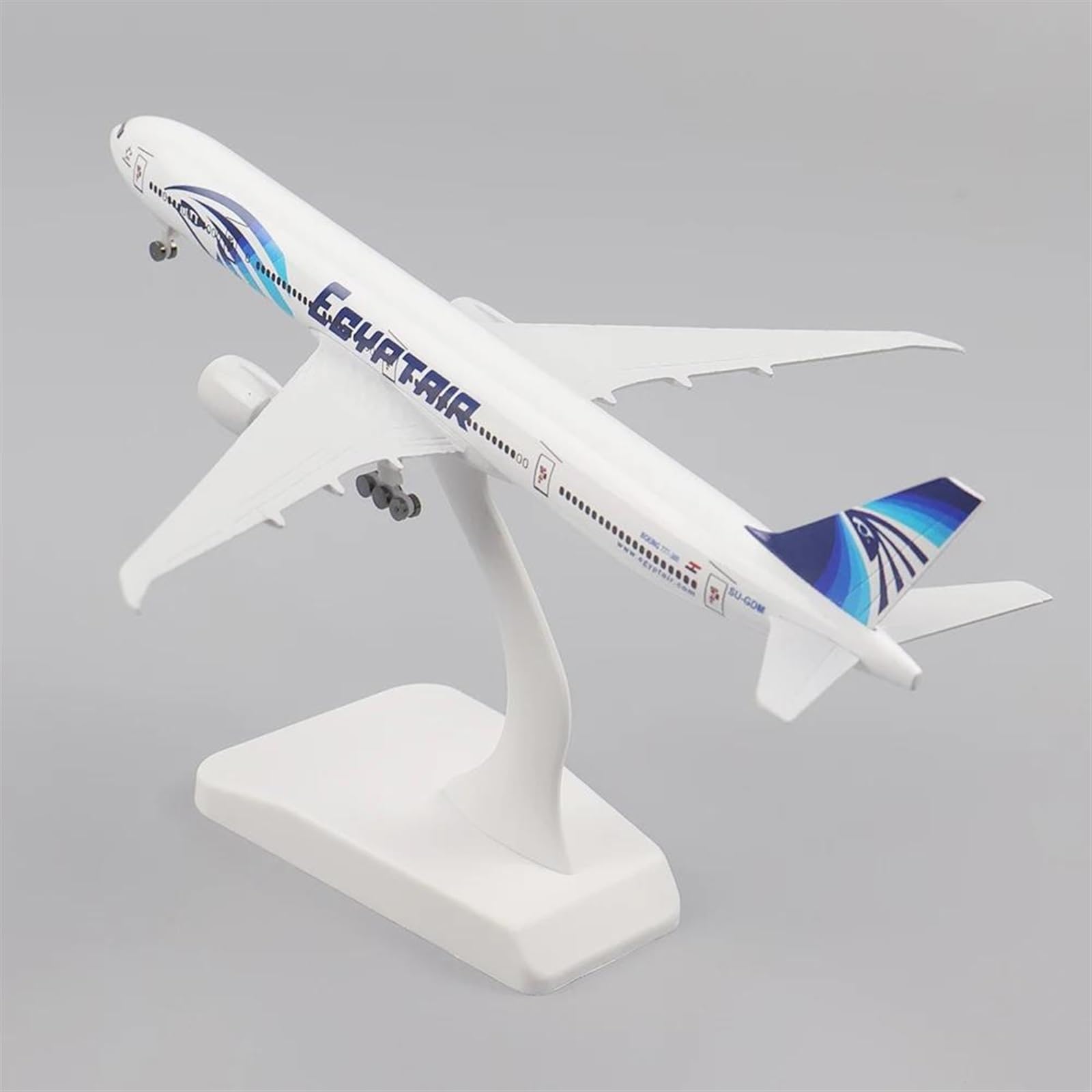 Amazon | 装飾飛行機 20cm 1:400 エジプト航空ボーイング777 メタル