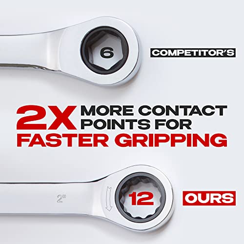 Image of Jaeger 2 Inch Ratchet Wrench with 120-Tooth Ratcheting Precision and Hardened, Polished Steel for Projects with Tight Spaces