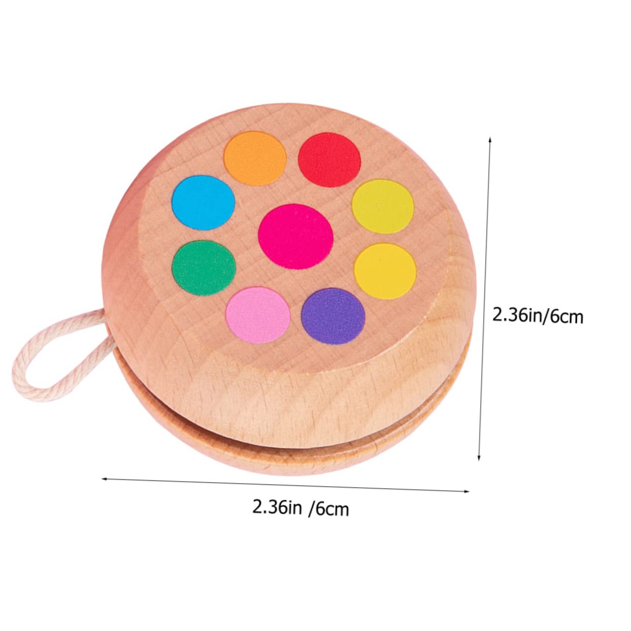 Yardwe 2pcs Wooden for Adorable Design Fun Finger Plaything Engaging to Enhance Motor Skills and Keep Active