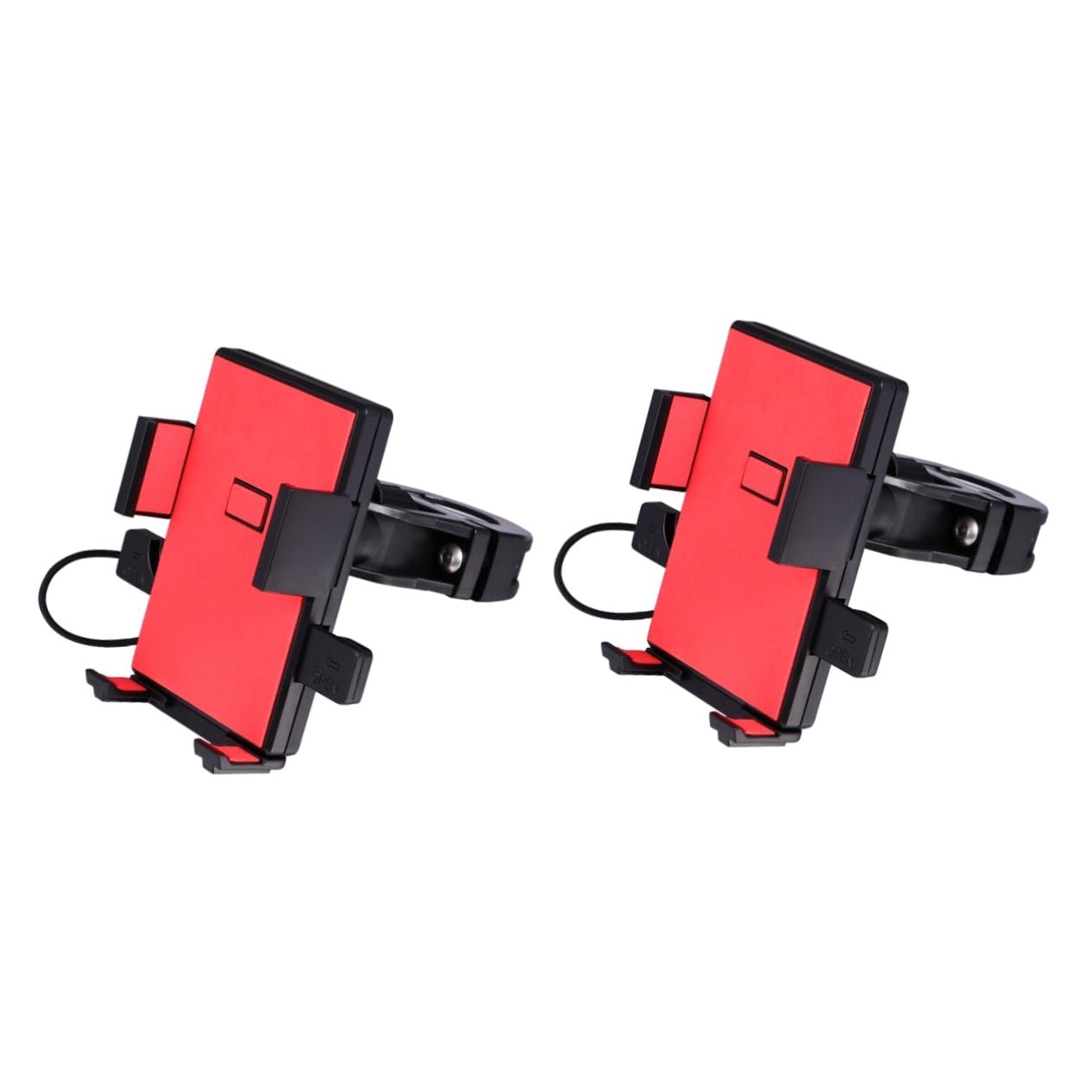 Totority 2pcs Bicycle Navigation Bracket Anti Holder Bike Phone Stand Rack Motorcycle Cell Phone Mount Bike Handlebar Holder Rack Field Made of 304