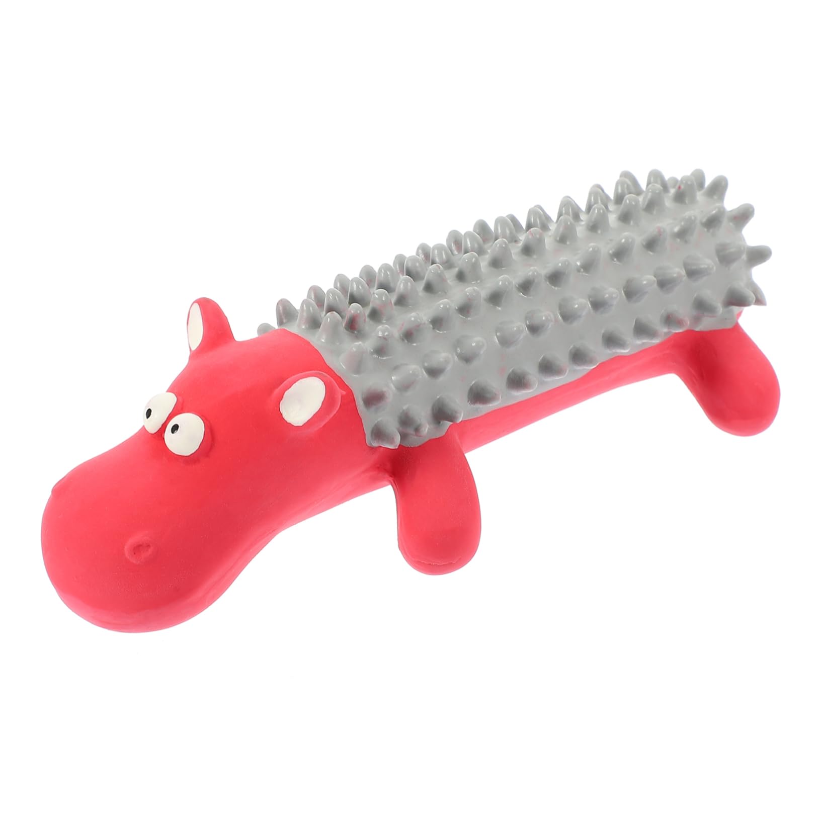 Hundespielzeug Kauspielzeug Welpen - Stacheliger Knochen Mit Quietschfunktion TPR