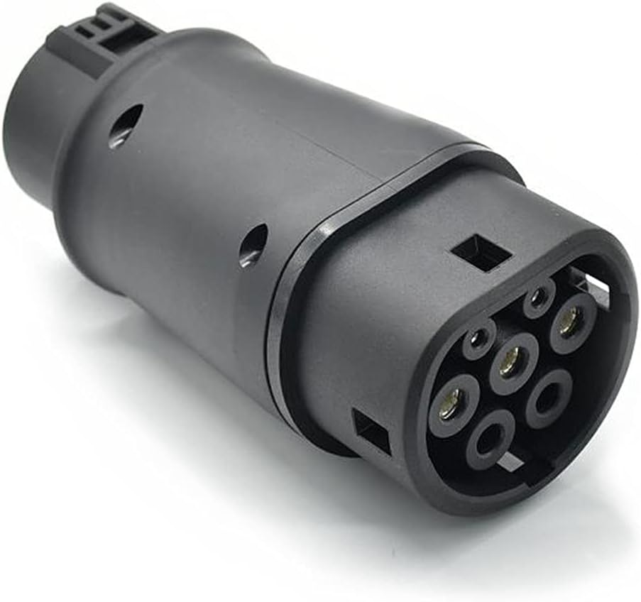 Buy KHONS EV Charger Connector Type 1 to Type 2 Adapter Electric Vehicle Charging Adapter (SAE