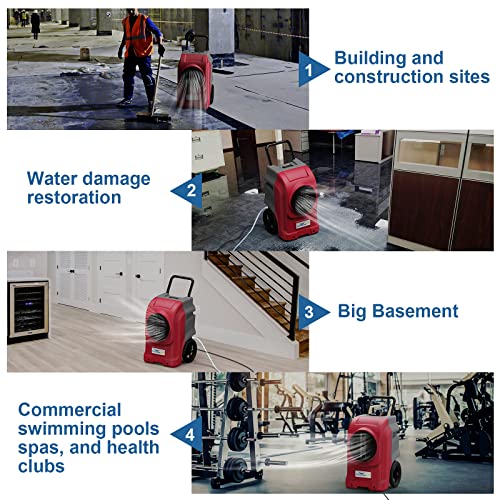 Image of ALORAIR 270 PPD LGR Commercial Dehumidifier with Pump, WIFI APP Control