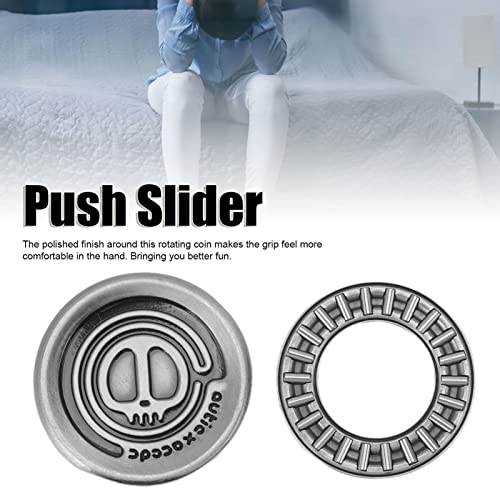 Image of Fingertip Toy, Adult Stress Relieving Toy Alloy Magnetic Slider to Maintain a Good Mood with Compact Size for Adult Over 14