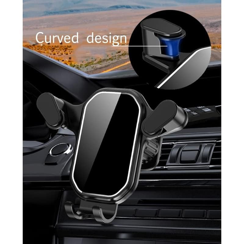 Support Téléphone Magnétique Pour BMW X1 U11/F48 - Fixation Grille D’air Type L, Aimant Puissant, Argenté