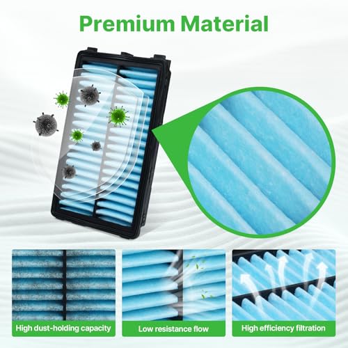Image of 2PCS Engine Air Filter Fit for Tucson 2022-2026, 2021-2026 Santa Fe
