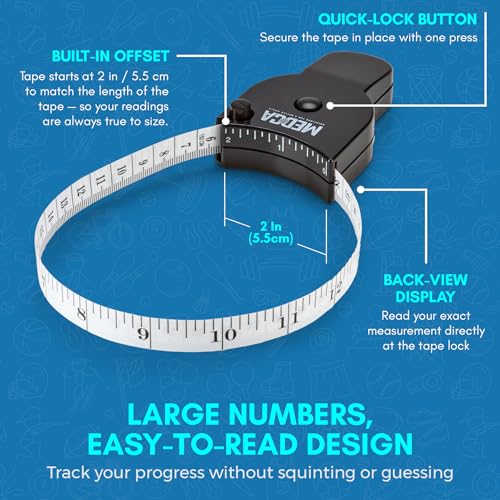 MEDca Body Fat Caliper and Tape