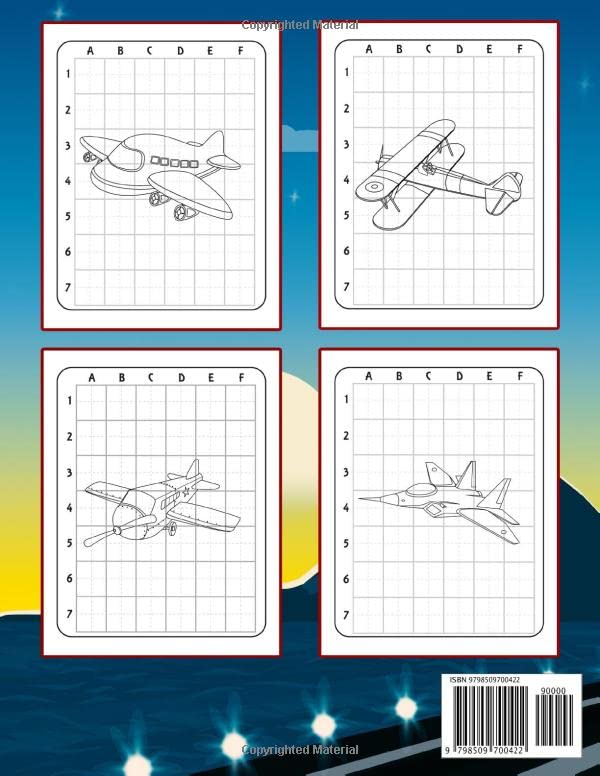 How To Draw Airplanes: Simple Steps Drawing Cool Stuff Planes Pictures For Boys And Kids Ages 5-7, 6-8, 9-12 Beginners Easy Guide 2 51jzoMJy3TL