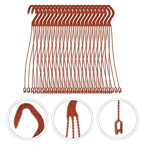 Generic SA3019QNX17G2QR 50Pcs Hanger Hook Planter Plant Hanger Chain Macrame Plant Holder Hanging Basket Hangers Pots For Outdoor Plants Hanging Basket Chain Plastic Raw Material thumb #2