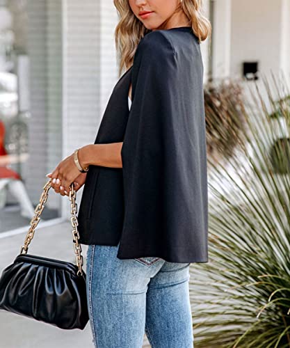 Blazer Jackets for Women Casual Lapel Split Sleeve Open Front Casual Jacket Coat Workwear2