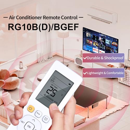 Télécommande Midea RG10B(D) BGEF de remplacement pour climatisation en panne - 2