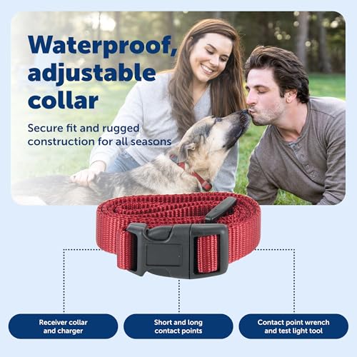PetSafe Stay & Play Wireless Fence Receive Collar for Stubborn Dogs - Rechargeable & Waterproof Receiver Collar with Quick Charge in 2-3 Hours - for Dogs 5lb+ - Image 6