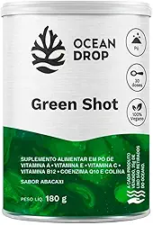 Green Shot Vitaminas A E B12 Antioxidante Natural Ocean Drop