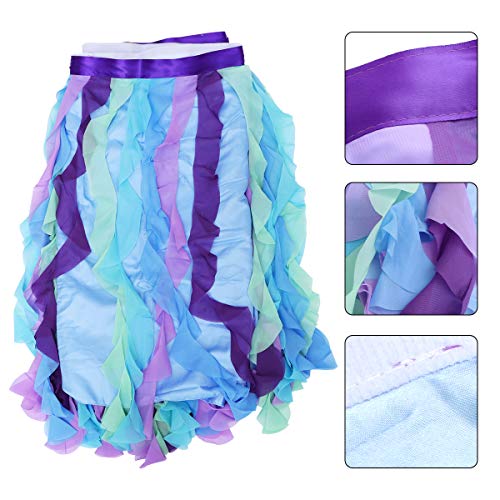 SOIMISS Kerst tafelrok golvende bureaurok feestaccessoires tafelversiering (blauw) - Image 8