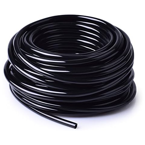 MIXC 1/4 inch Blank Distribution Tubing Drip Irrigation Hose, 50ft Roll Cover