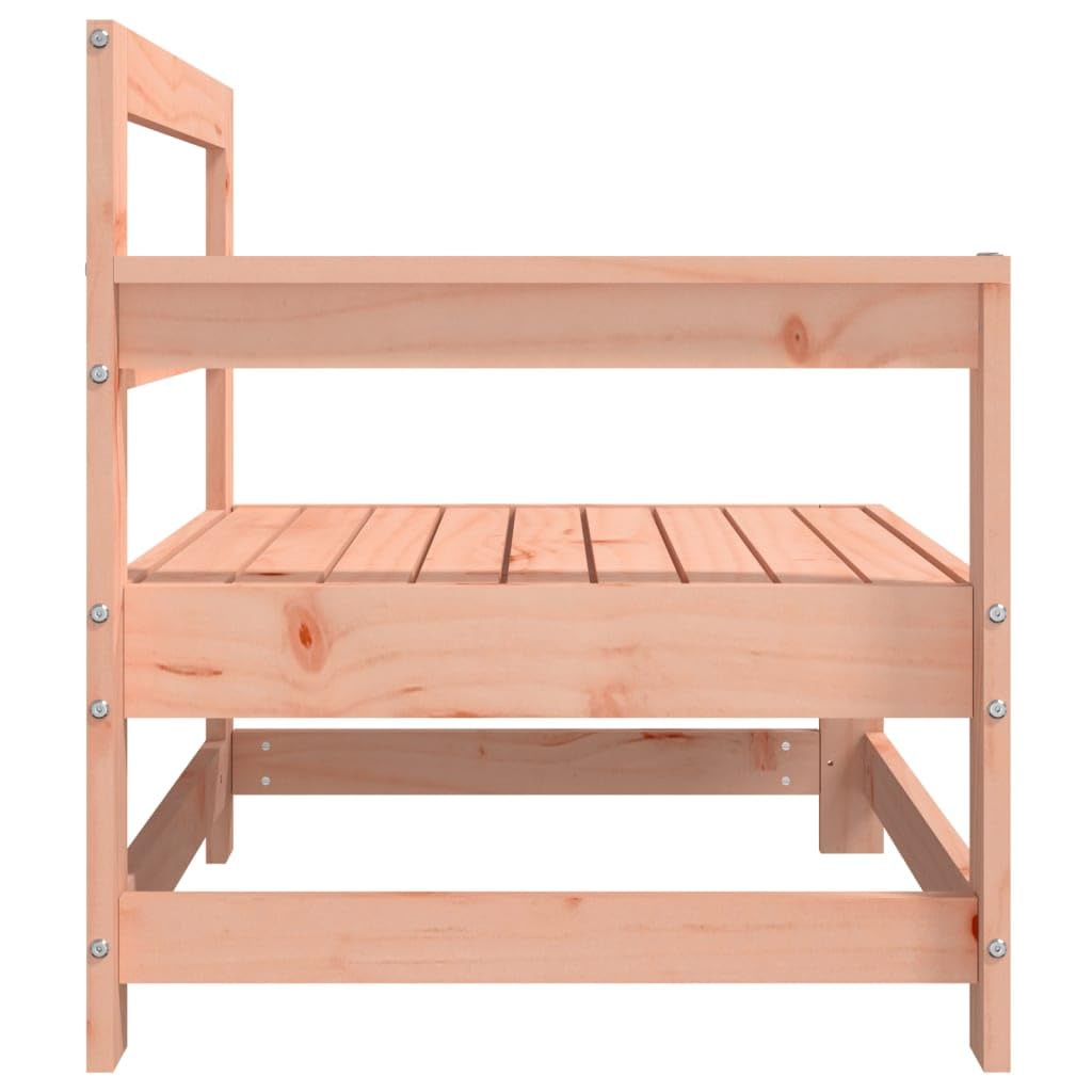Homgoday Narożnik ogrodowy z litego drewna Douglas, zestaw mebli ogrodowych, patio na zewnątrz podwórko taras balkon sofa siedzisko siedzisko meble do siedzenia meble oranżeria podwórko sofa zestaw