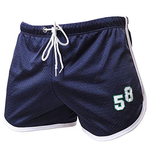 Image of Ouber Men's Fitted Shorts Bodybuilding Workout Gym Running Tight Lifting Shorts