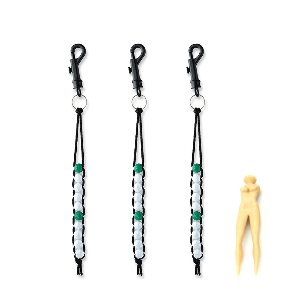 Amazon | 4本セットゴルフ スコアカウンター ビーズカウンター