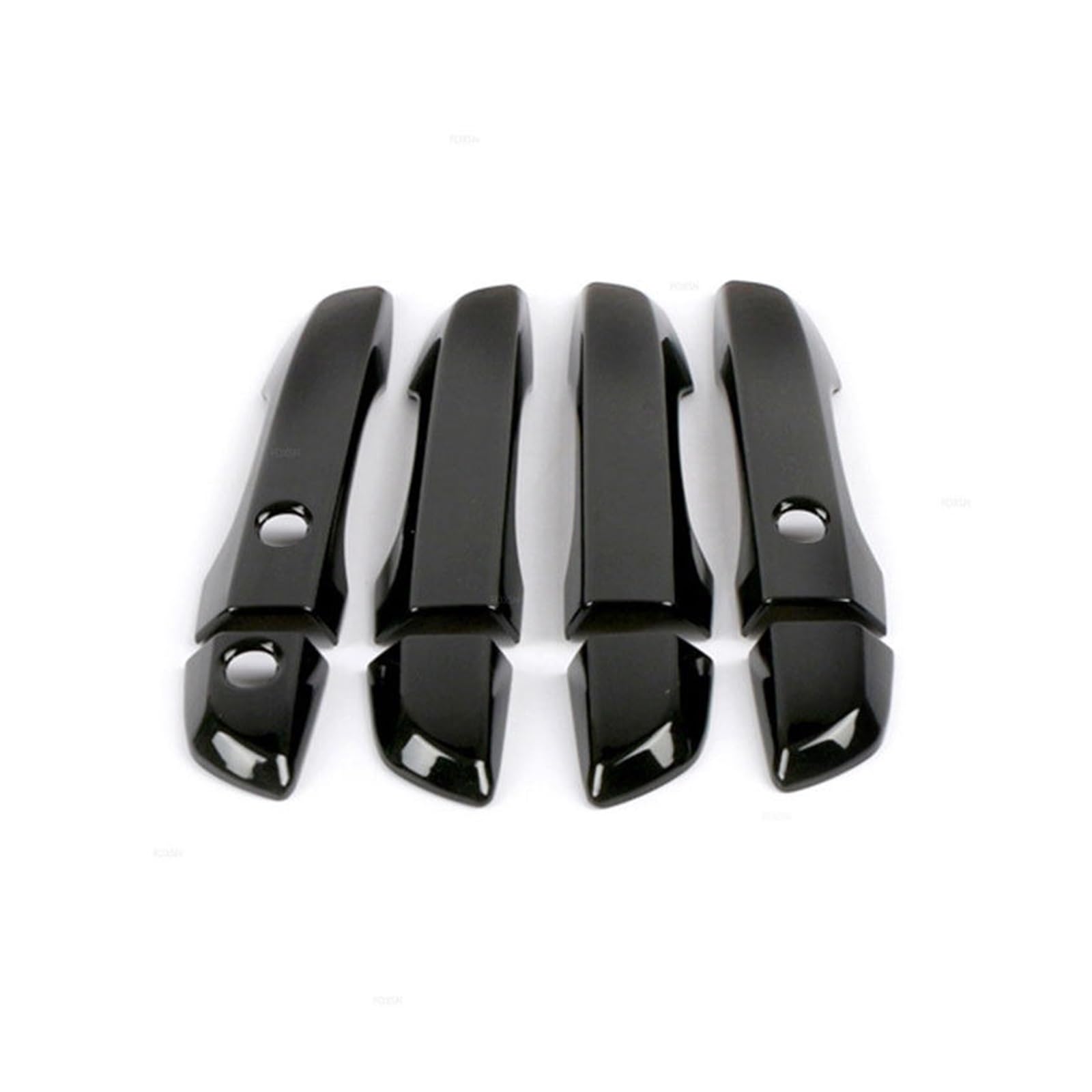 HCKCLMBMZW for Civic for 10th 2016 2017 2018 2019 2020 LHD Carbon Fiber Car Exterior Door Handle Cover Door Handle Cover(4)
