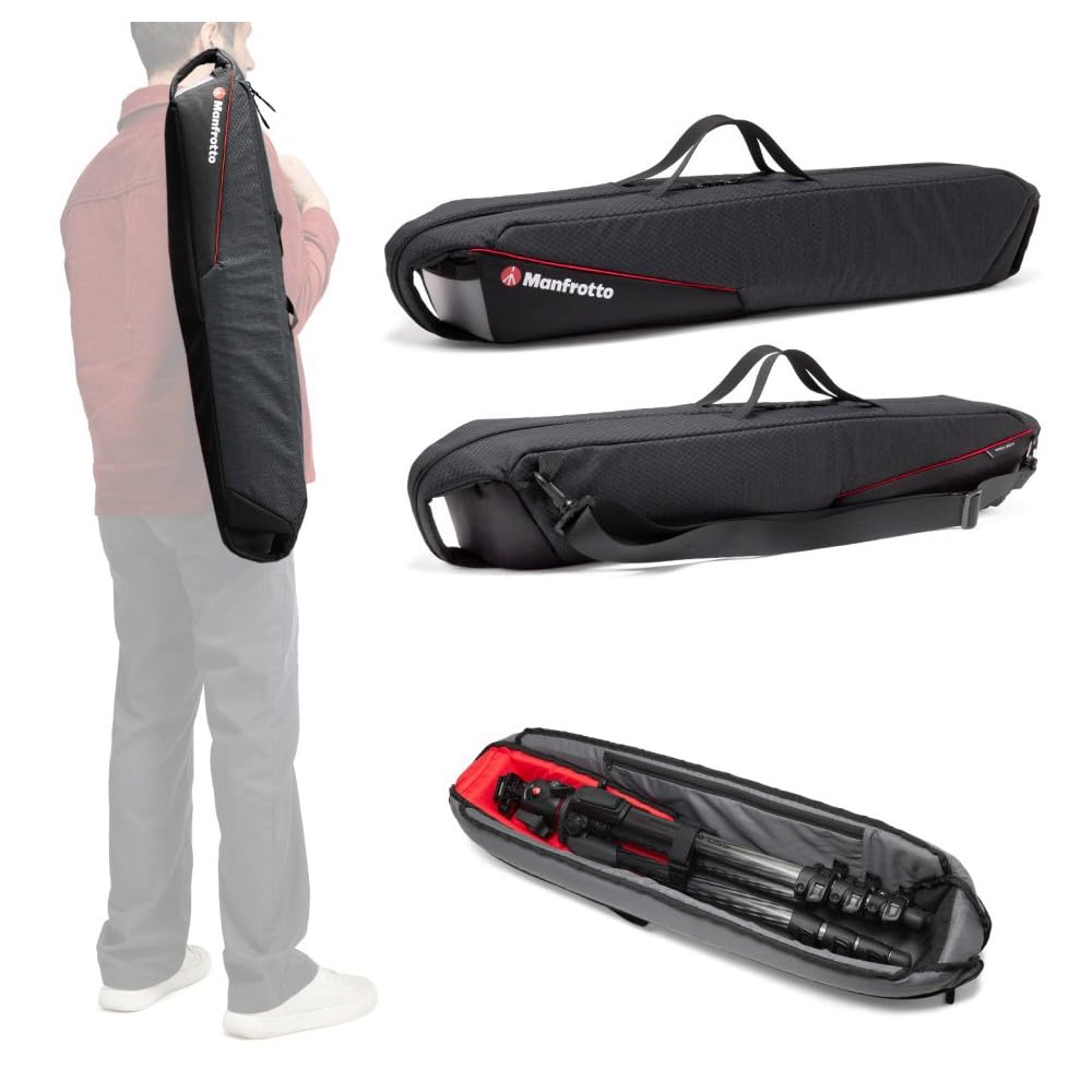 Manfrotto Pro Light Tripod Bag 69, Gepolsterte Tasche für Stative bis 69 cm, Verstärkter Schutz, Schultergurt, Doppelgriffe, für Foto & Video