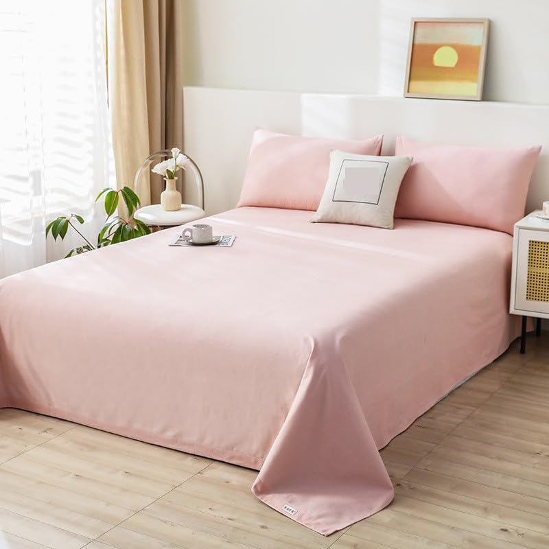 Drap housse en pur coton épais 240x270cm pour lit double de 2m