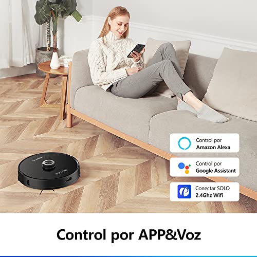 proscenic-M8PRO-Robot-Aspirador-y-Fregasuelos-Vaciado-Automatico-Navegacion-Laser-80-Interactive-MultiMap-Control-por-Voz-App-Progamable-Limpieza-Interna-5-en-1
