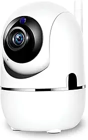 Câmera Smart Segurança Baba Eletrônica Ip WiFi Giratória Panorâmica Visão Noturna Microfone Antena Full HD Pet Vigilância Ambientes Internos e Externos Compatível Com SmartPhones PREMIUM