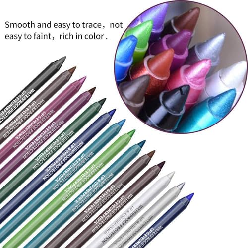 Set de 14 Delineadores en Gel Glitter Waterproof miniatura 7