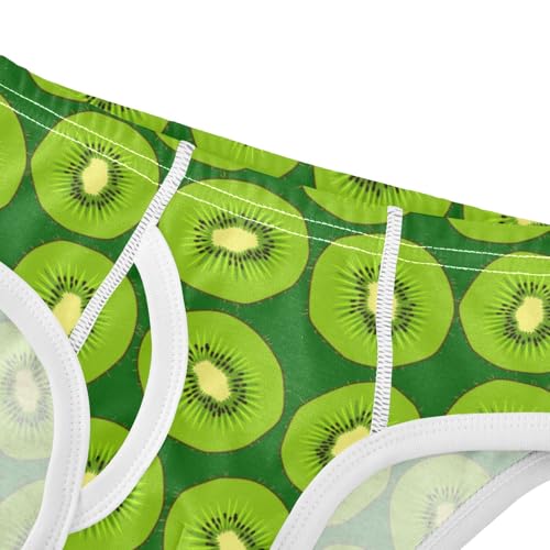 Boys' Exclusive Briefs Toddler Underwear 95% Combed Cotton Boxerbriefs 2T Kiwi Fruit Pattern 754