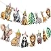 Safari Animal Banner 2Pcs Jungle Safari Party Cutout Banners Jungle Party Hanging Banners Safari Theme Birthday Party Decorations for Wild One Baby Shower Supplies