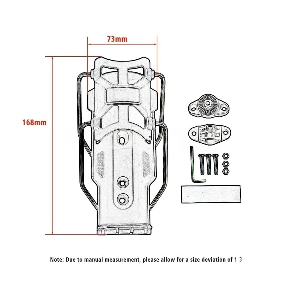 Becherhalter Motorrad Verstellbarer Lenker-Becherhalter, Universal-Fahrrad-Motorrad-Wasserflaschenhalter, Getränkehalter Für 450MT MT 450 450mt