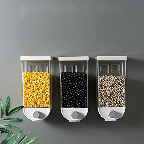 Distributeur de nourriture murale et boîte de stockage de riz