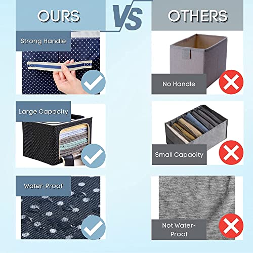 Image of G & P ENTERPRISE 66 Ltr storage bag Foldable Steel Frame Cloths Zip Organizer Bag and Oxford Fabric Storage Living Cover Boxes For Wardrobe Organizer Shelves Clothes, Sarees, Bed Sheet, Blanket