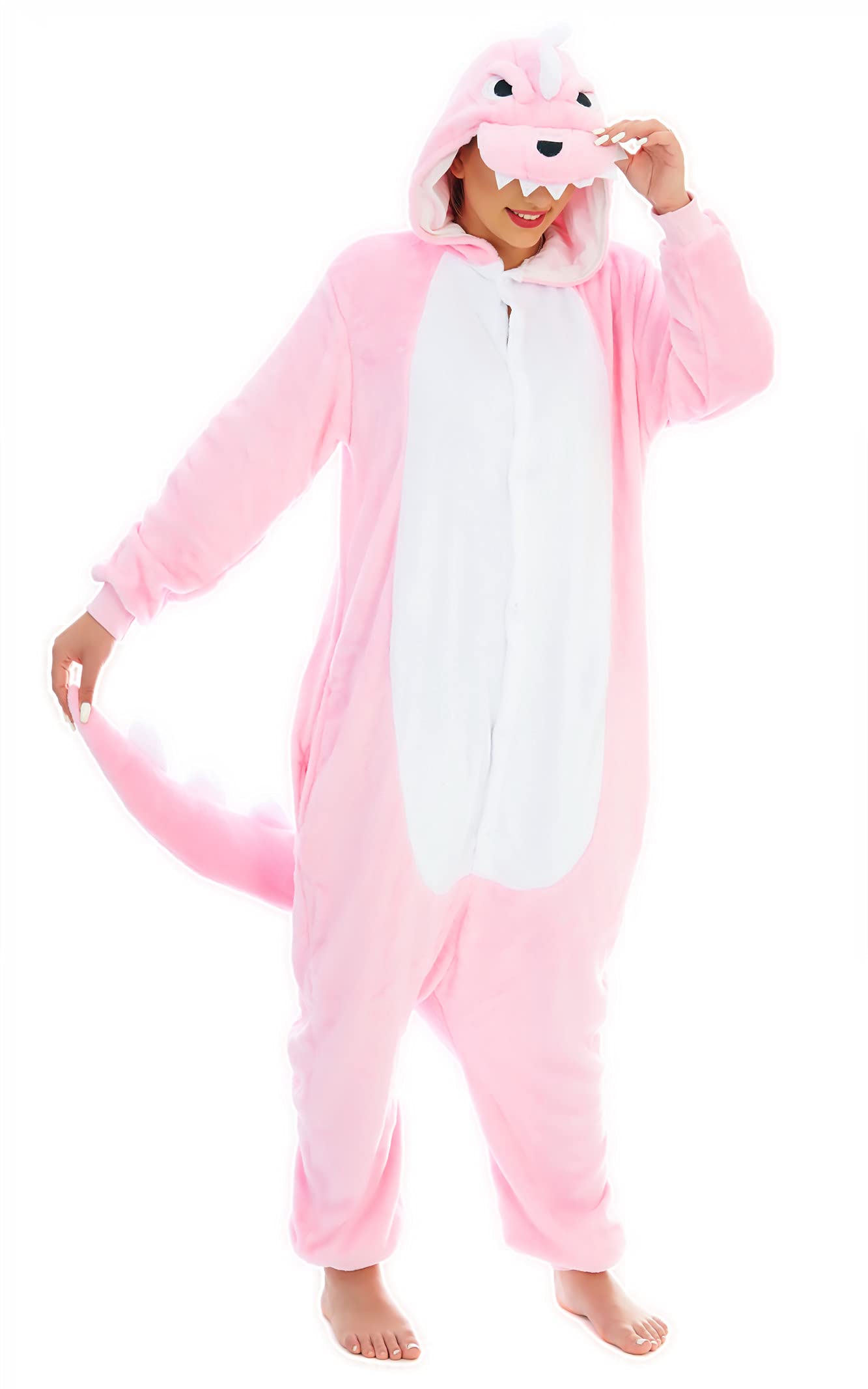Everglamour 5055601171784 Bodysuit Onesie/Body Suit, Unisex-Adult, Pink, X-Large