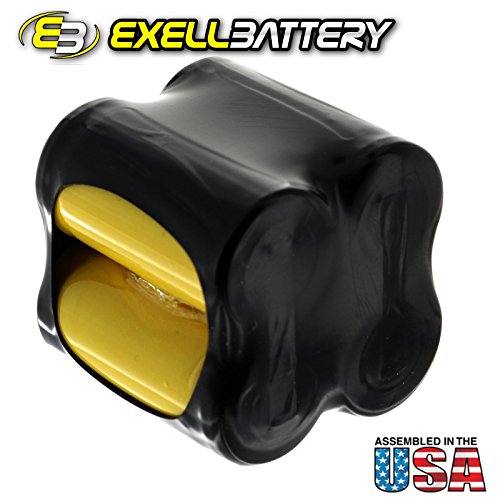 Exell Custom 4.8V 400 mAh 4x2/3AA batería recargable miniatura 3