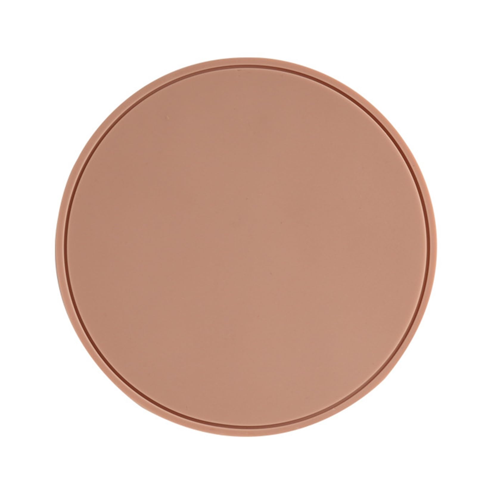 Silicone Trivet Mat with Non-Slip Heat-Resistant Pot Bowl Holder Round Placemat for Hot Pot Pans Dishes Versatile Kitchen Protector Dusty Pink 16cm