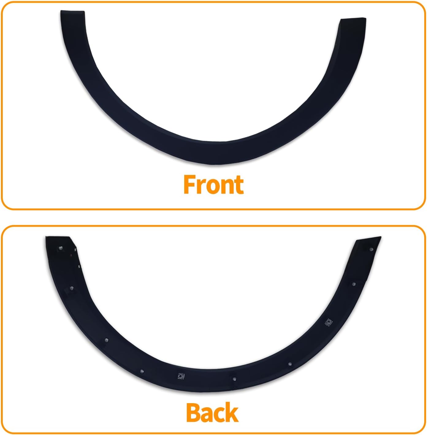 Rear Right Fender Flare for Transit 150 250 350 2015-2023, Wheel Arch Molding Trim Splash Guard Accessories, Replace OEM # CK4Z61280K96AC, FO1791121, Passenger Side, 1PC