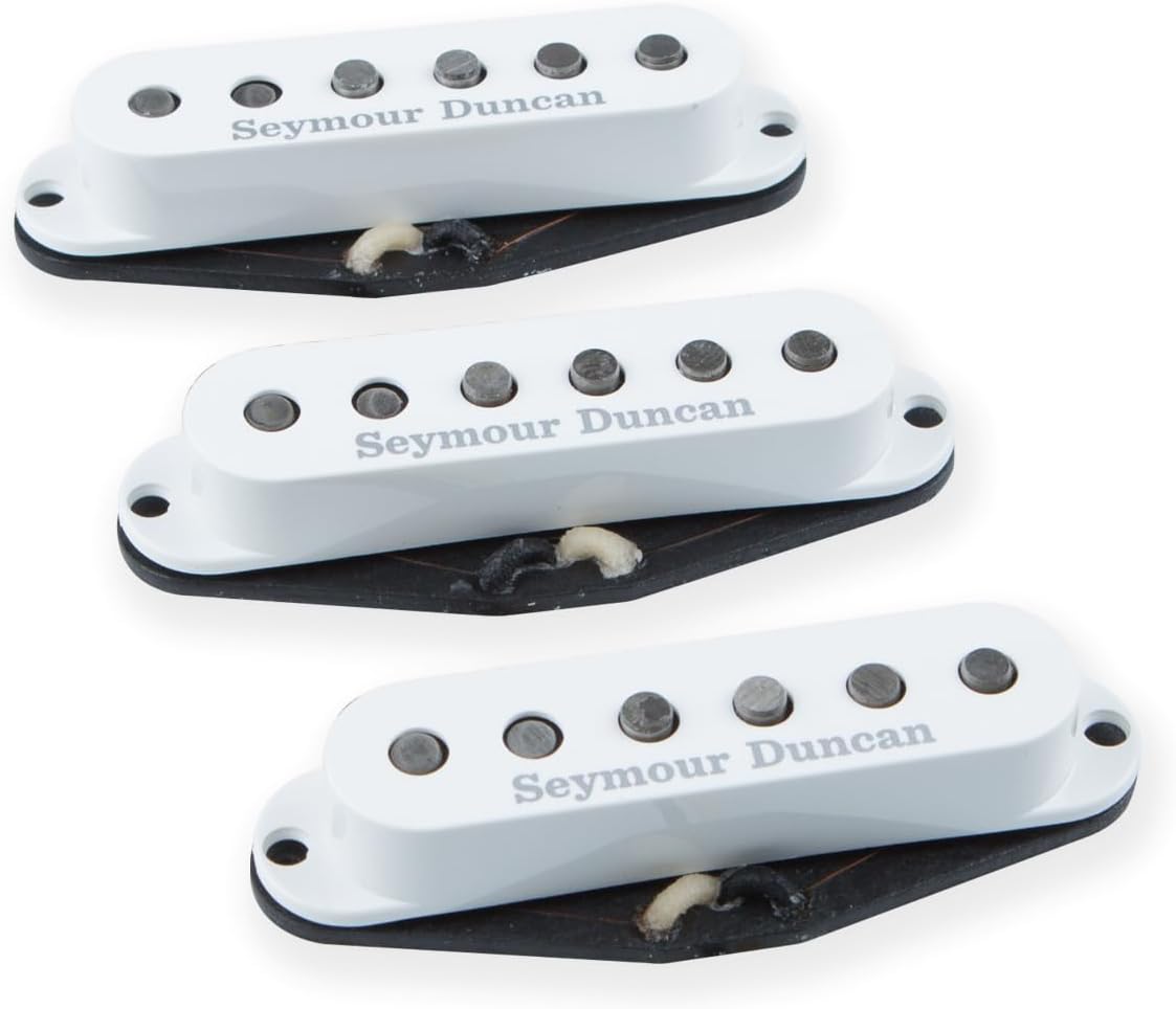 Seymour Duncan Vintage Staggered Strat - Middle - Reverse Wind, Reverse Polarity - Left White - Electric Guitar Pickup
