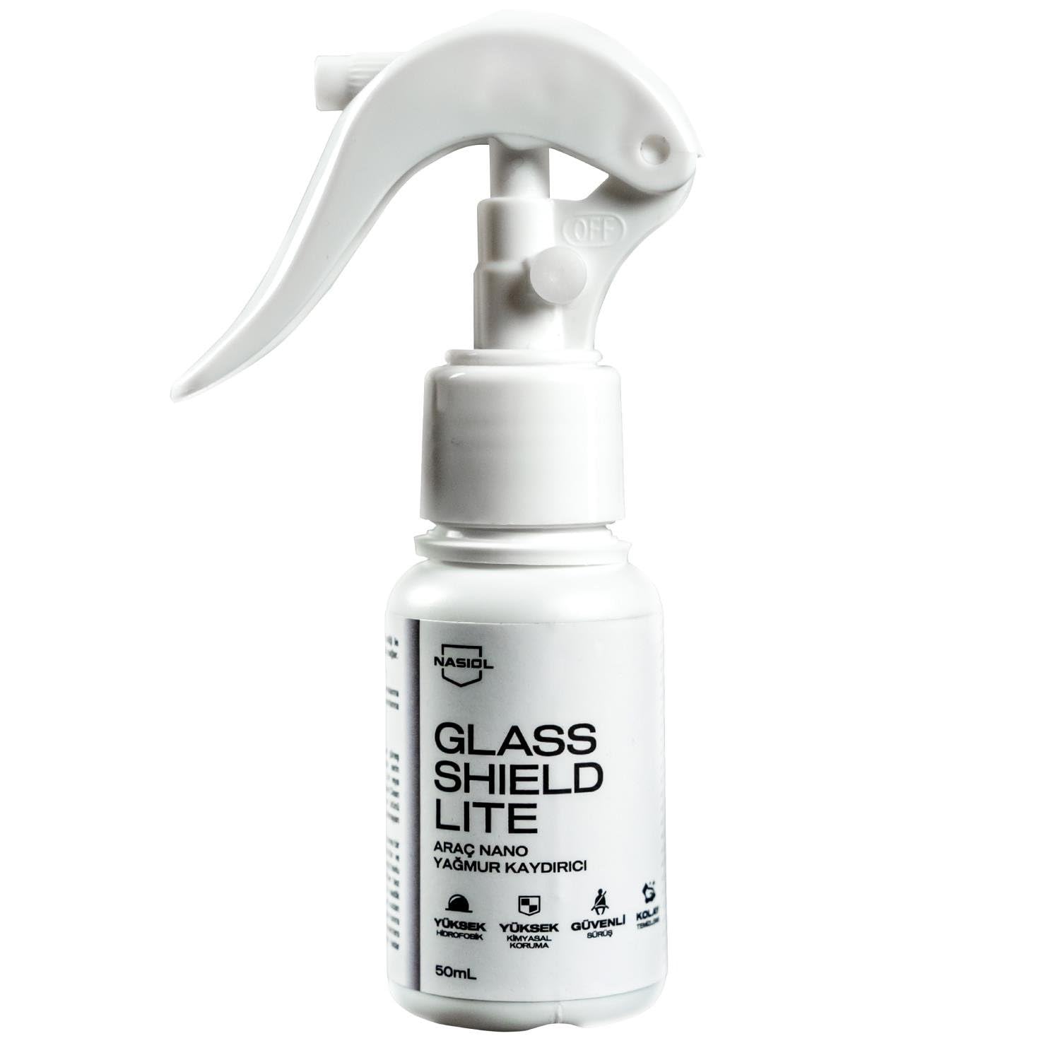 Nasiol Car Nano Protection Package Standard - Advantage Set - Car Care Set (Rain Repellent, Ceramic Coating, Plastic Surface Protection, Fabric Surface Protection, Microfiber Cloth)