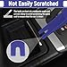 BFXM 5PCS Auto Trim Removal Tool kit, Car Clip Pry Tools Kit No Scratch Plastic, Car Door Panel Rivet Pliers Tool Kit, Automotive Interior Fastener Puller Remover Body Repair Set for Car (Blue)