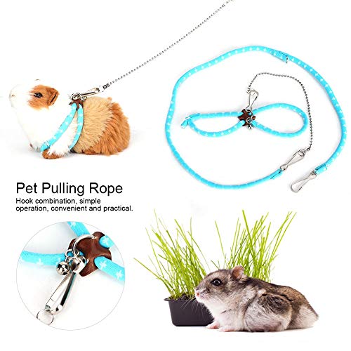 Hamster Leash Touw Hoge Stretch Garen Delicate Mooie Training Trekken Harnas voor Kleine Dieren Huisdieren Cavia… - Image 5