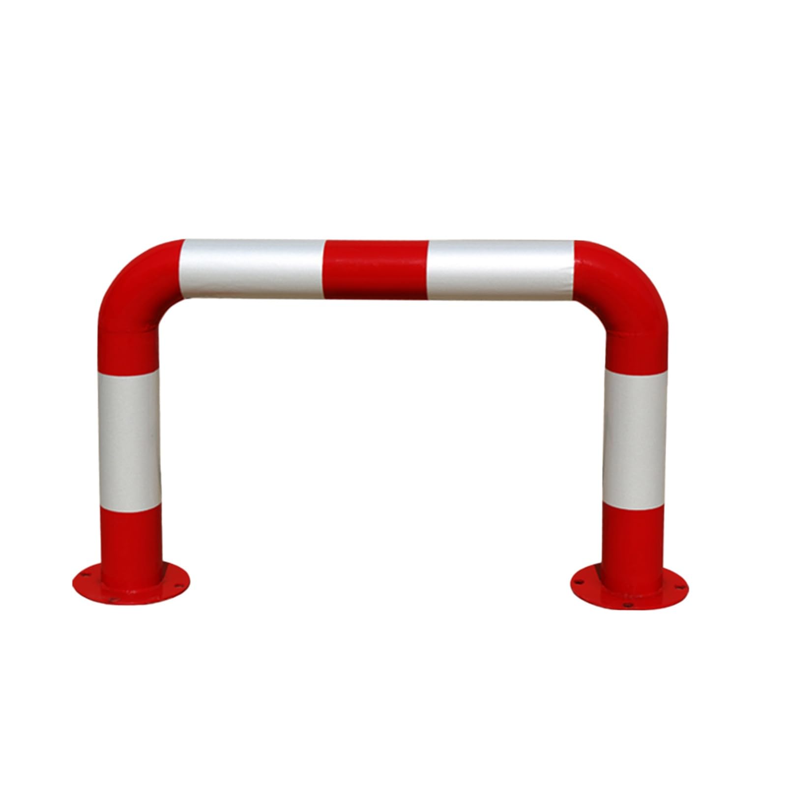 Paraurti di parcheggio a forma di U in acciaio resistente, barriera anti-collisione per fabbriche scuole, blocco di protezione rotondo
