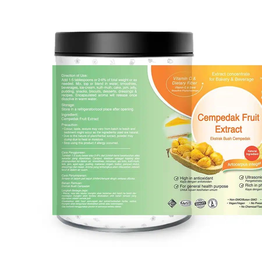 Poudre de Cempedak (Chempédak - Artocarpus integer) - Extrait standardisé 100g pur 100% naturel