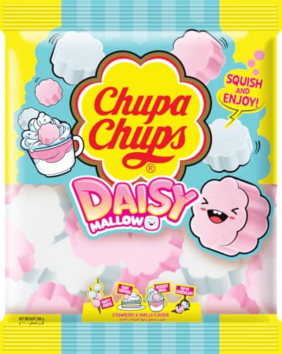Chupa Chups Marshmallow Strawberry & Vanilla Flavor 140g